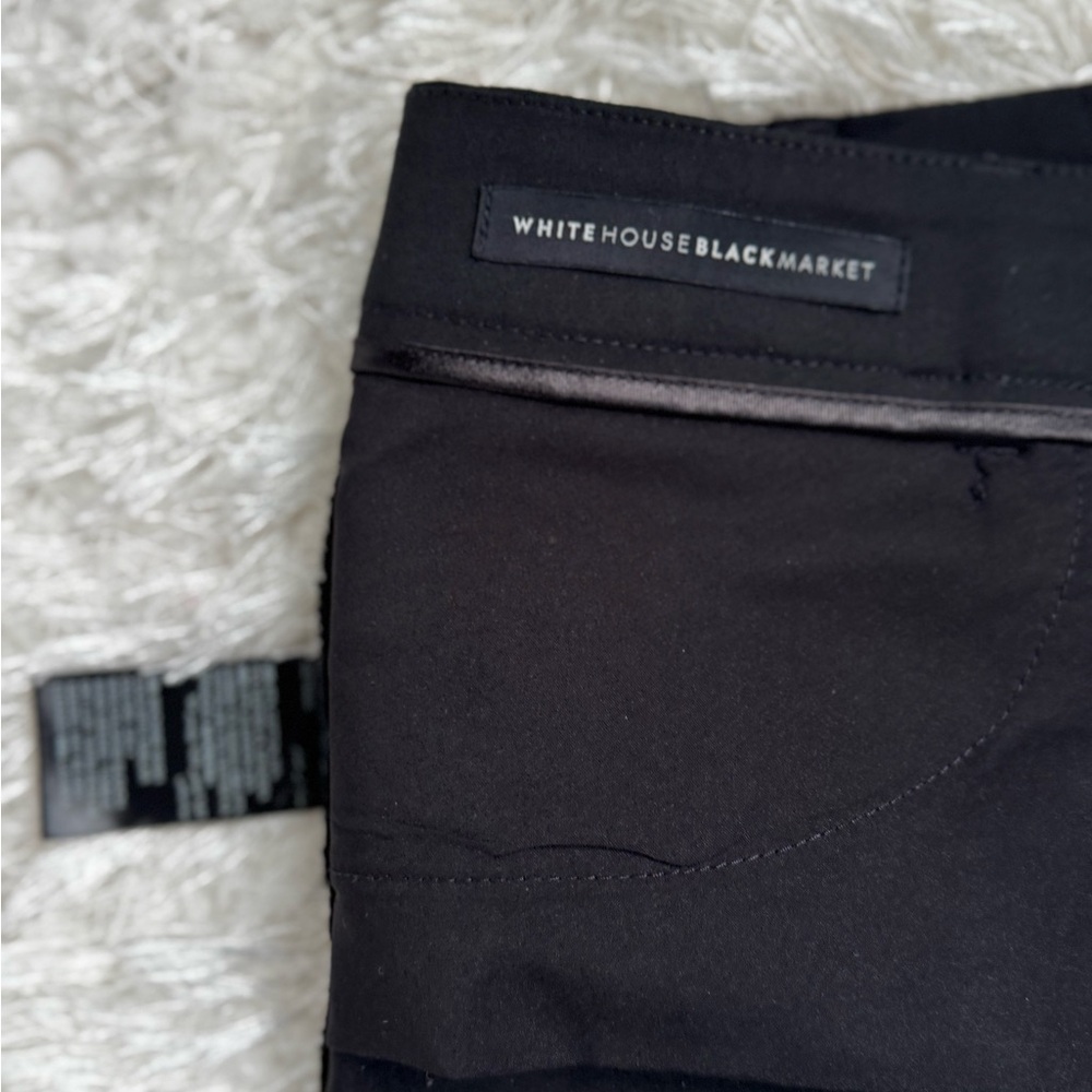 White House black market 5 inch  Women's Black Shorts Size 12 - Picture 9 of 10